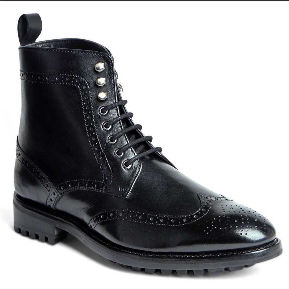Anthony Veer Grant Wintip Boots Size US 11.5 D, Grant Black